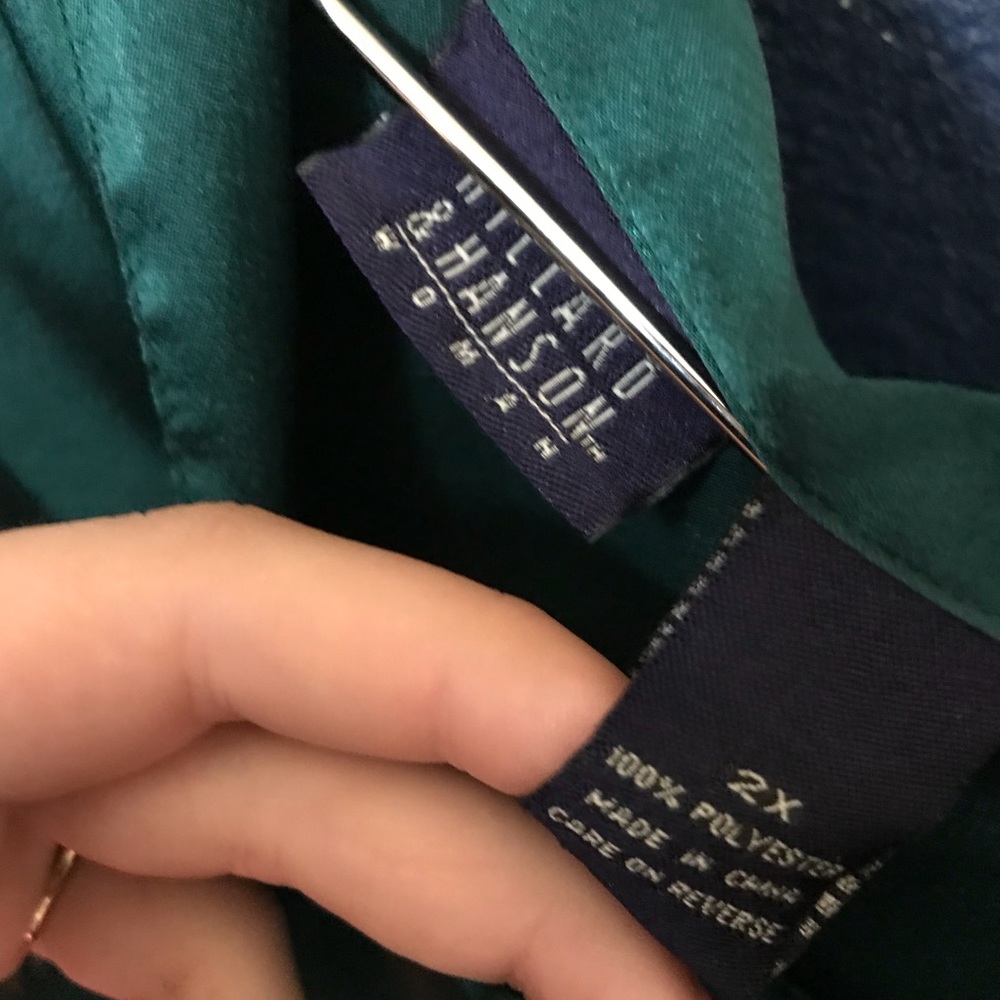 Green Polyester button-up - Picture 3 of 3